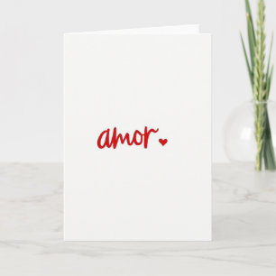 Minimalistisk Amor Kärlekskort Kort