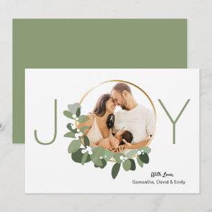 Minimalistisk andningsglädje - Anpassningsbar Foto Kort