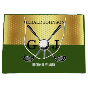 Minimalistisk anpassad elegant golfmonogram