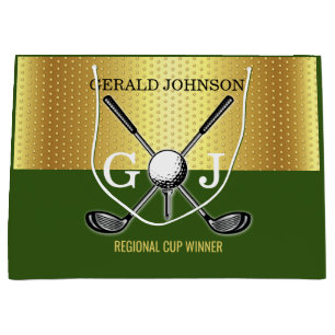 Minimalistisk anpassad elegant golfmonogram