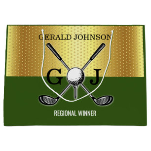 Minimalistisk anpassad elegant golfmonogram