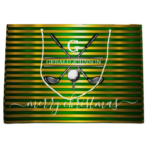 Minimalistisk anpassad elegant golfmonogramdesign