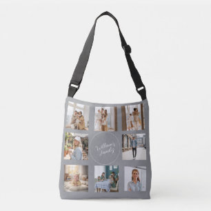 Minimalistisk anpassad familjefoto Stilfull totevä Axelväska