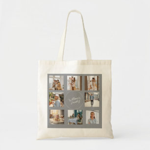 Minimalistisk anpassad familjefoto Stilfull totevä Tygkasse