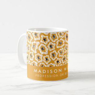 Minimalistisk anpassad namn Personlig kaffemugg