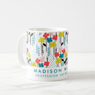 Minimalistisk anpassad namn Personlig kaffemugg