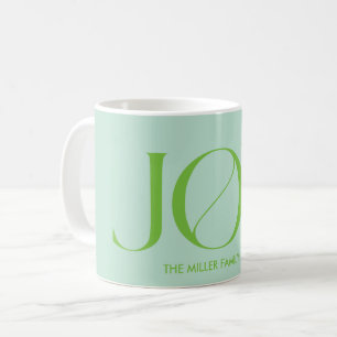Minimalistisk anpassad namn personlig kaffemugg