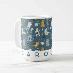 Minimalistisk anpassad namn Personlig kaffemugg