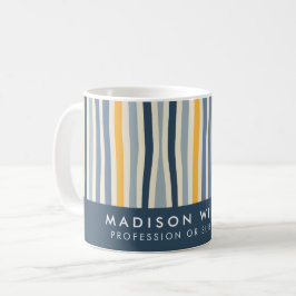Minimalistisk anpassad namn Personlig kaffemugg