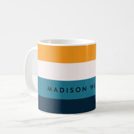 Minimalistisk anpassad namn personlig kaffemugg