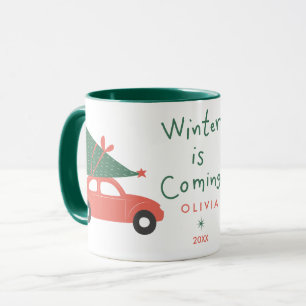 Minimalistisk anpassad namn Personlig kaffemugg