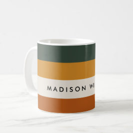 Minimalistisk anpassad namn Personlig kaffemugg