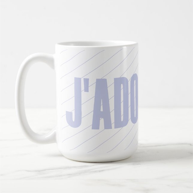Minimalistisk anpassad namn Personlig kaffemugg (Vänster)