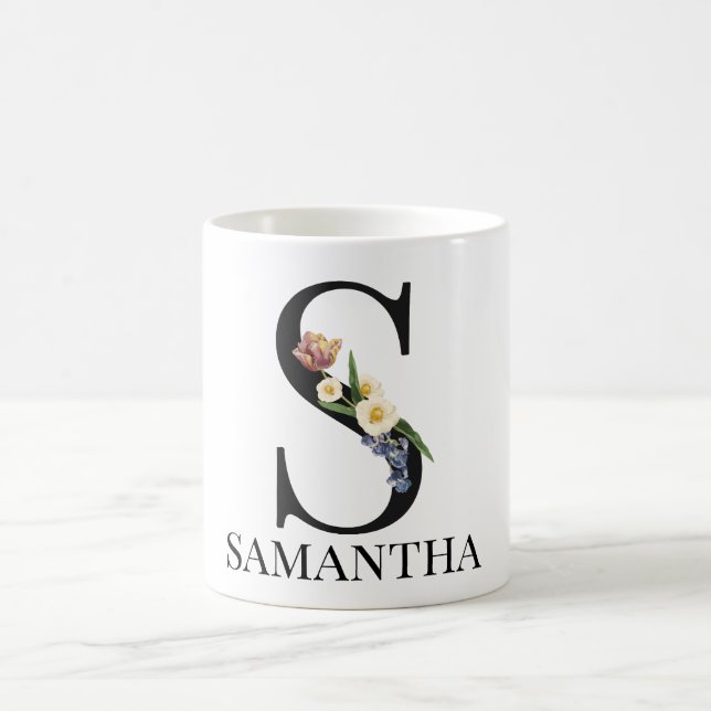 Minimalistisk anpassad namn Personlig kaffemugg (Center)