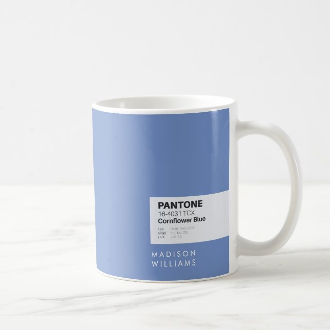 Minimalistisk anpassad namn personlig kaffemugg (Höger)