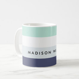 Minimalistisk anpassad namn Personlig kaffemugg
