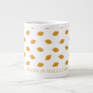 Minimalistisk anpassad namn Personlig kaffemugg Jumbo Mugg