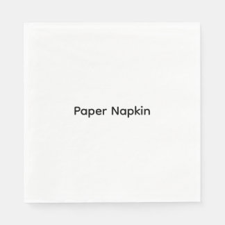 Minimalistisk anpassad text Personlig papper Pappersservett