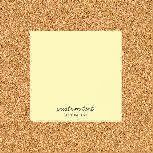 Minimalistisk anpassade post-it block