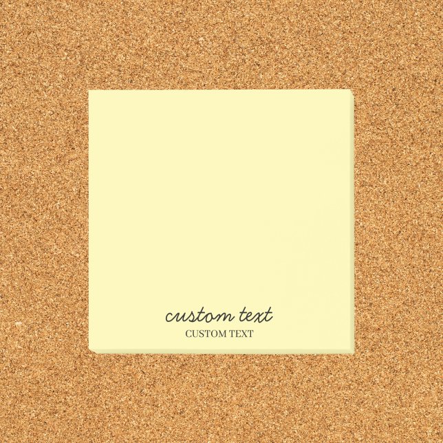 Minimalistisk anpassade post-it block (Skapare uppladdad)