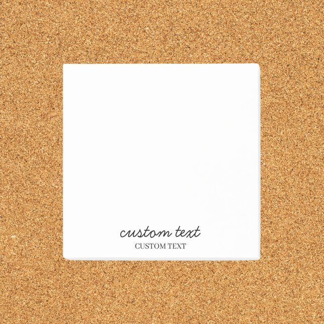 Minimalistisk anpassade post-it block (Skapare uppladdad)