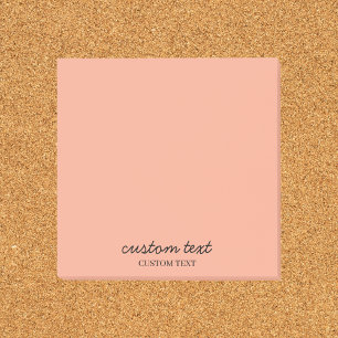 Minimalistisk anpassade post-it block