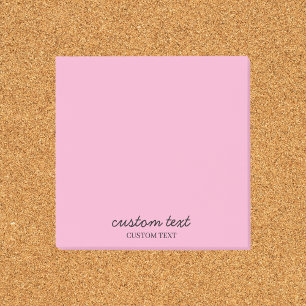 Minimalistisk anpassade post-it block