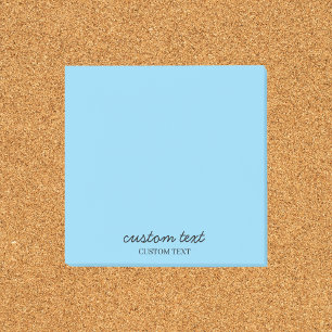 Minimalistisk anpassade post-it block