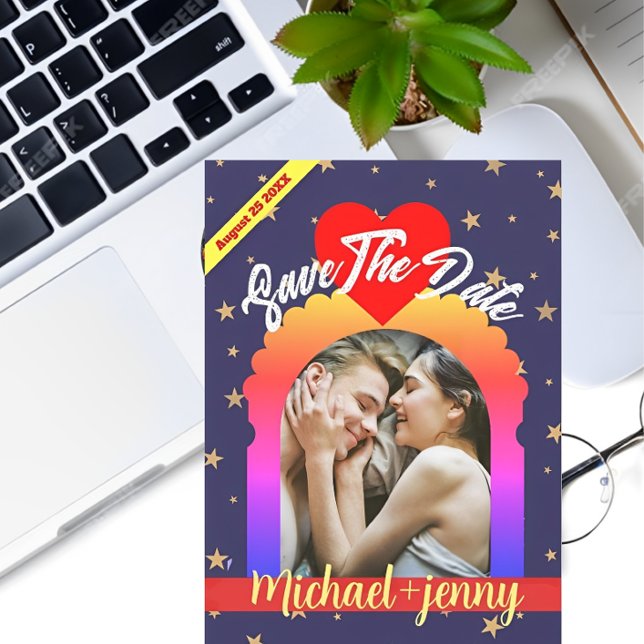 Minimalistisk anpassning av modern VIP för foto Br Inbjudningar (Skapare uppladdad)