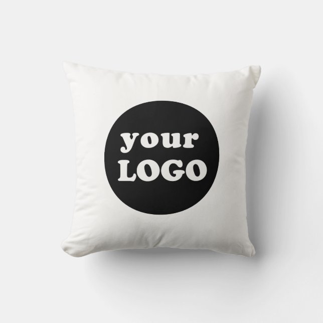 Minimalistisk Anpassningsbar Business Logotyp Whit Kudde (Framsida)