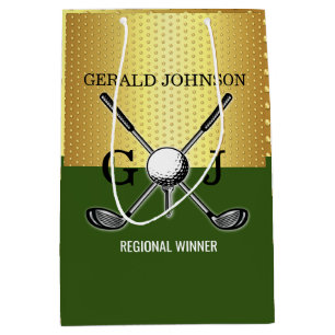 Minimalistisk anpassningsbar elegant golfmonogram