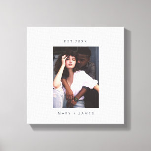 Minimalistisk Anpassningsbar, fotopatext Canvastryck