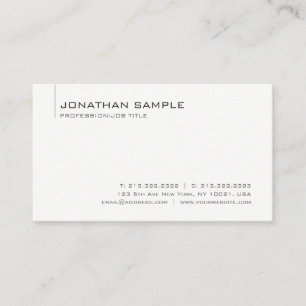 Minimalistisk anpassningsbar Modern Professionell- Visitkort