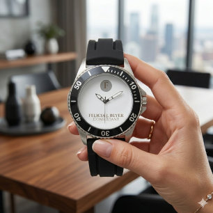 Minimalistisk anpassningsbar namnur Modern elegant Armbandsur