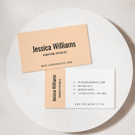 Minimalistisk Anpassningsbar Professionell Mjuk Pe Visitkort