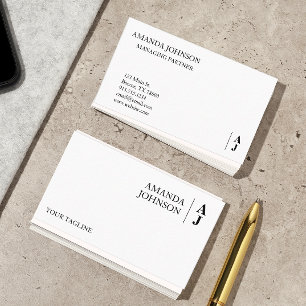 Minimalistisk anpassningsbar visitkort