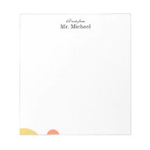 Minimalistisk anteckningsbok för lärare
