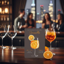 Minimalistisk Aperol Spritz Sängkammarparty