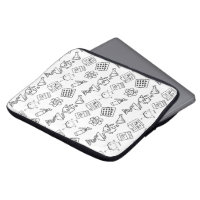 Minimalistisk apoteksikonmönster laptopsleeve