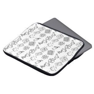 Minimalistisk apoteksikonmönster laptopsleeve laptop fodral