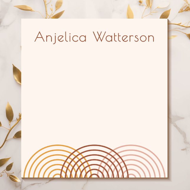 Minimalistisk Arches Boho Small Anteckningsblock (Skapare uppladdad)