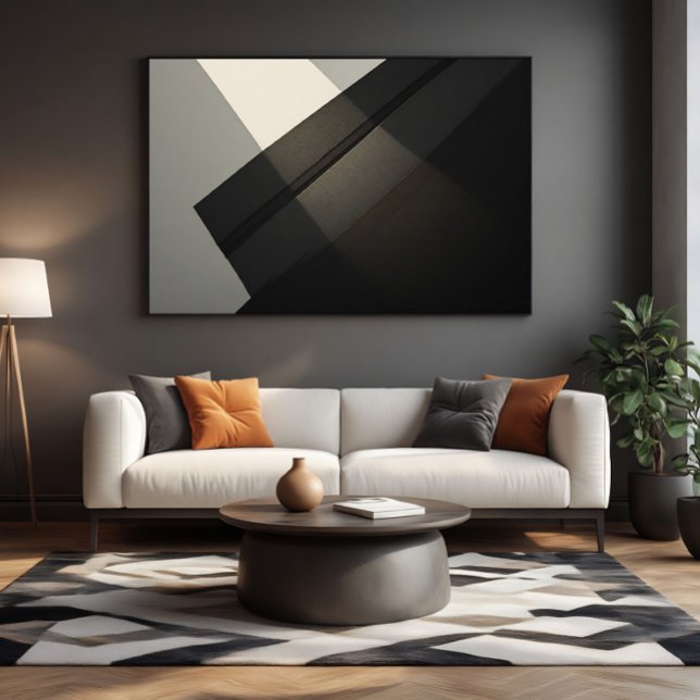 Minimalistisk arkitektur Ljus och skugga Canvastryck (Skapare uppladdad)