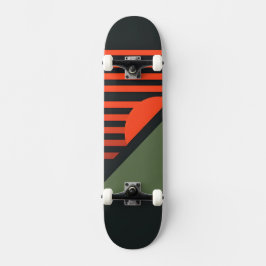Minimalistisk återgångsgrafik mini skateboard bräda 18,5 cm