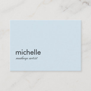 Minimalistisk Baby blue Visitkort
