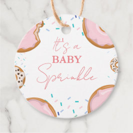 Minimalistisk babydusch i Baby Sprinkles Gåvor Etiketter