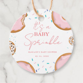 Minimalistisk babydusch i Baby Sprinkles Gåvor Etiketter