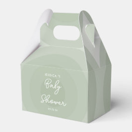 Minimalistisk babystödraster för cirkelformad över presentaskar