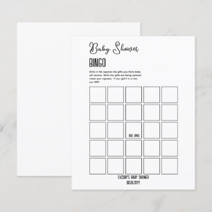 Minimalistisk babystövel Bingo