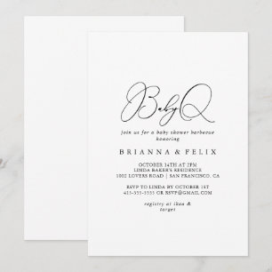 Minimalistisk babystövel för babykläder av klassig inbjudningar