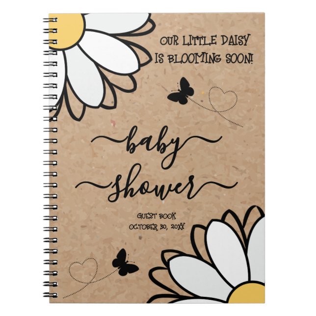 Minimalistisk babystövel för Daety Daisy-babylift Anteckningsbok (Framsidan)